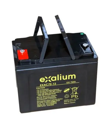 Produktfoto 1 von Exalium Exalium Bleiakku, 12 V / 75.00 Ah, 170mm x 202 mm x 151 mm