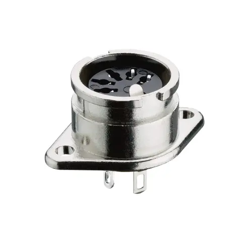 Produktfoto 1 von Lumberg 0107 DIN-Stecker Vertikal 5-polig, DIN 41524, 100 V AC 4A Lot, Bajonett Buchse
