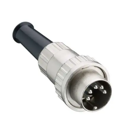 Lumberg 0132 DIN-Stecker Gerade 5-polig, DIN 41524, 100V ac 4A Kabel, Bajonett Stecker