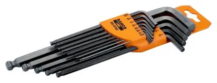 Produktfoto 1 von Bahco Sechskantschlüsselsatz 13 L Zoll Lang 0.05 in, 1/16 in, 1/4 in, 1/8 in, 3/16 in, 3/32 in, 3/8 in, 5/16 in, 5/32