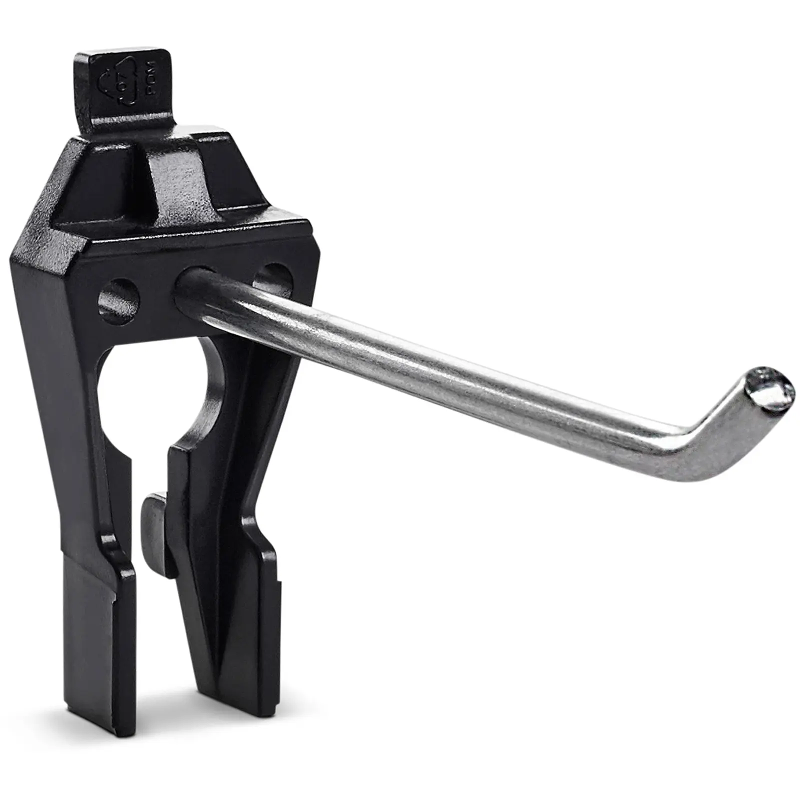 Raaco Trennplatte Acetal, Stahl glatt Gebogener Haken,L. 90 mm