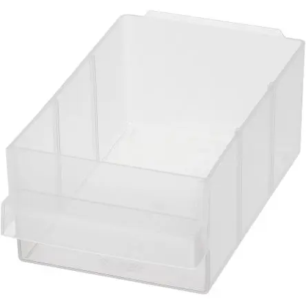 Produktfoto 1 von Raaco 1 Polypropylen Schublade Klar, 64 mm x 91mm x 154 mm