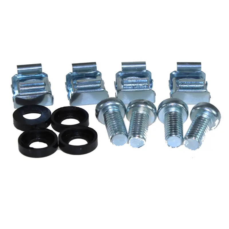 CAMDENBOSS CAX Montagesatz, Sicherungsmutter für CamRack Schränke 13.3 mm, Stahl, M6, 4 Per Pack Stück 13.3 mm