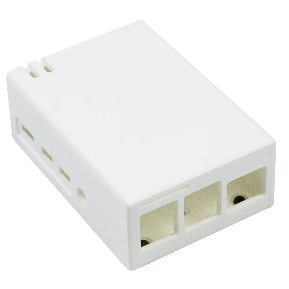 Produktfoto 1 von CAMDENBOSS CBRPI Raspberry Pi Gehäuse passend für Raspberry Pi Gehäuse Polystyrol Weiß
