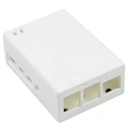 Produktfoto 1 von CAMDENBOSS CBRPI Raspberry Pi Gehäuse passend für Raspberry Pi Gehäuse Polystyrol Weiß