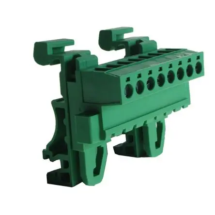 Produktfoto 1 von CAMDENBOSS CTBPD96HG Anschlussklemmenblock DIN-Schiene 1 Grün, 2.5mm², 2000V Schraubbefestigung