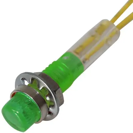 Produktfoto 1 von CAMDENBOSS 515MPA LED Grün Anzeige, Kabel 12V 6.4 mm