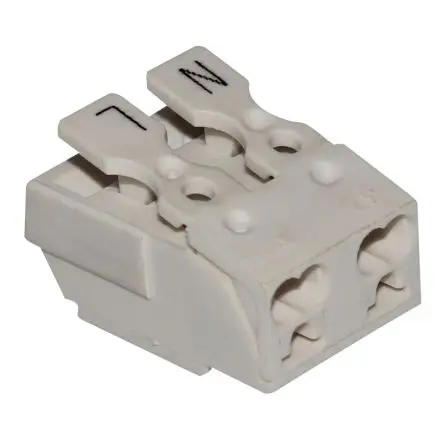 Produktfoto 1 von CAMDENBOSS CPW Stahl Nylon 6.6 Anschluss 24A 2-polig Einsteck-Anschluss 0.5mm², 2 mm²