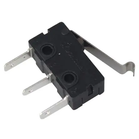 Produktfoto 1 von CAMDENBOSS Mikroschalter Rollenhebel simuliert-Betätiger Schnellverbindung, 1-poliger Umschalter, 250 V ac, 5A 1.5N -10