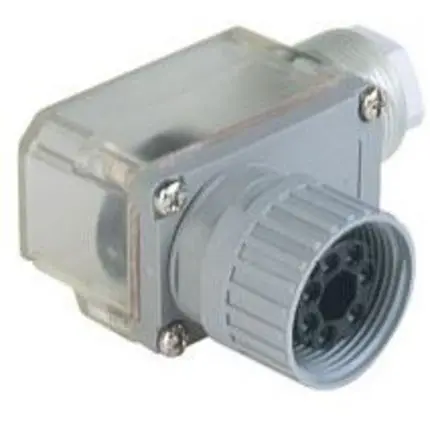 Produktfoto 1 von Hirschmann N6R M26 Anschluss Abgewinkelt 7-polig, DIN EN 175201-804, 250V ac/dc 10A IP65 Schraubanschlussklemme Buchse
