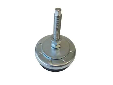Serious Verstellbarer Fuß 16 mm bis 1000 kg x 120 mm Gummi