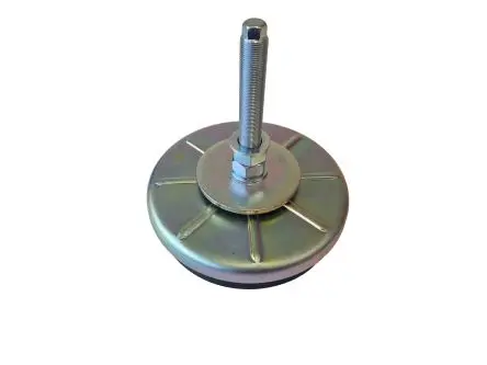 Produktfoto 1 von Serious Verstellbarer Fuß 20 mm bis 5500 kg x 170 mm Gummi, Ø 200 mm