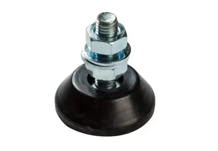Produktfoto 1 von Serious Verstellbarer Fuß 10 mm bis 75 kg x 38 mm Gummi