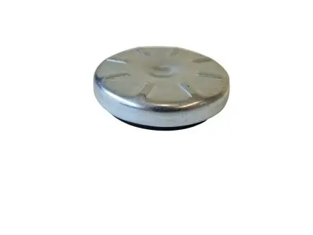 Produktfoto 1 von Serious CM80 Verzinktes Stahlblech, Gummi Rund Gummipuffer, Topf 50 kg, Ø 80 mm x 20 mm