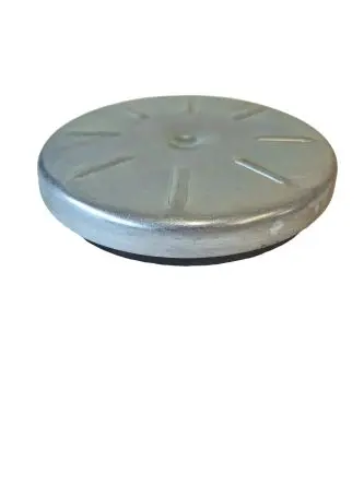 Produktfoto 1 von Serious CM120 Verzinktes Stahlblech, Gummi Rund Gummipuffer, Topf 1000 kg, Ø 120 mm x 24 mm