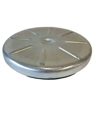 Produktfoto 1 von Serious CM200 Verzinktes Stahlblech, Gummi Rund Gummipuffer, Topf 4000 kg, Ø 200 mm x 33 mm