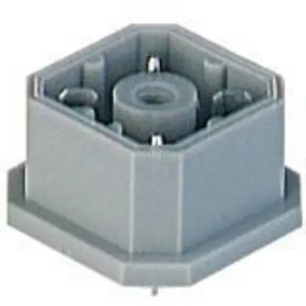 Produktfoto 1 von Hirschmann G Series Leistungssteckverbinder Stecker Grau 3+PE, 250 V AC/DC / 10A, PCB IP65