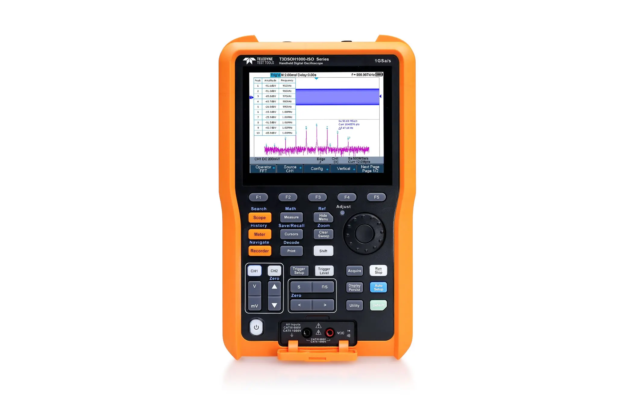 Produktfoto 1 von Teledyne LeCroy T3DSOH Speicher Handheld Oszilloskop 2-Kanal Analog 200MHz