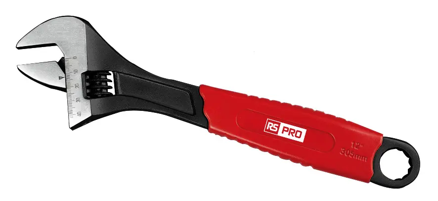 Produktfoto 1 von RS PRO Rollgabelschlüssel Rollgabelschlüssel, Kunststoff Griff, Backenweite 41 mm, / Länge 310 mm