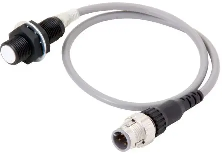 Produktfoto 1 von Omron E2EQ M12 Induktiver Näherungssensor, Gewinderohr 2-adrig / 100mA, 3 mA 3 mm, IP67 30 V dc