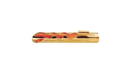 Produktfoto 1 von Staubli 4 mm Stecker Gold Bananenstecker, Kontakt Gold, 30V 19A Lot