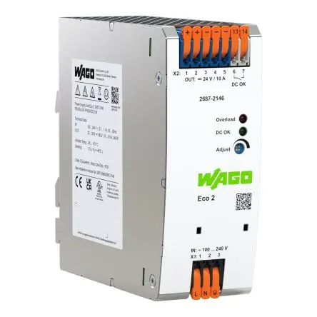 Produktfoto 1 von WAGO DIN-Schienen Netzteil / 10 A 24V dc 240 W