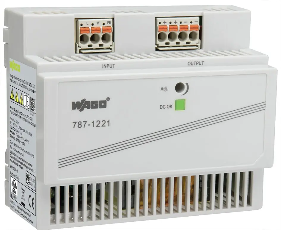 Produktfoto 1 von WAGO DIN-Schienen Netzteil 12V dc / 8A 230V