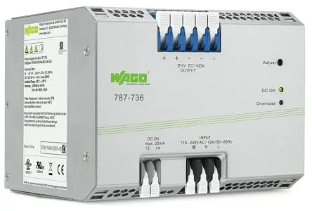 Produktfoto 1 von WAGO DIN-Schienen Netzteil 264V AC / 40 A 28V dc DC 960 W
