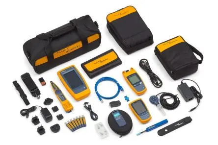 Produktfoto 1 von Fluke Networks LIQ-KIT-FQM-100MIC Netzwerktester Tonsignal, Netzwerk Prüfgerät, RJ45, RJ11