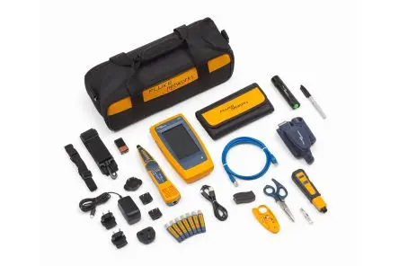 Produktfoto 1 von Fluke Networks LIQ-KIT-IS60 Netzwerktester Tonsignal, Netzwerk Prüfgerät, RJ11, RJ45 RJ45