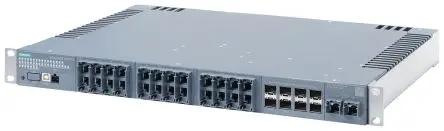 Produktfoto 1 von Siemens 6GK5334 Netzwerk-Hub / 10000Mbit/s, Wand, DIN-Hutschiene, 24 V