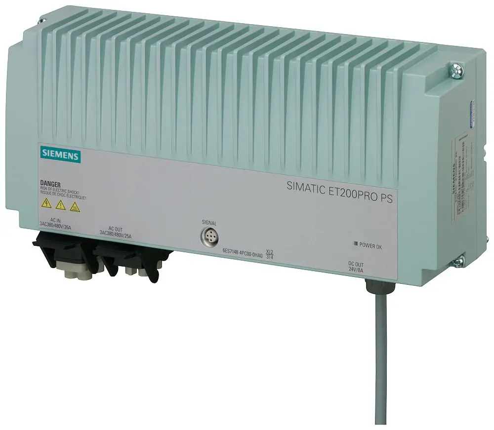 Produktfoto 1 von Siemens 6ES7148 Netzteil für SPS AC Eingang DC Ausgang 400 → 480 V