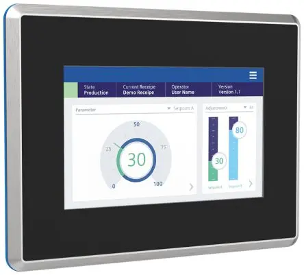 Siemens, MTP700 Unified Comfort, HMI-Bediengerät, TFT, 800 x 480 pixel, 7 Zoll