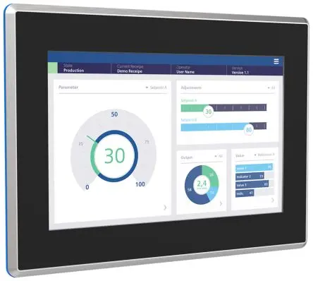 Produktfoto 1 von Siemens, MTP1200 Unified Comfort, HMI-Bediengerät, TFT, 1280 x 800 pixel, 12.1 Zoll