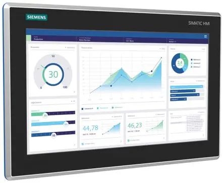 Produktfoto 1 von Siemens, SIMATIC, HMI-Bediengerät, TFT, 1366 x 768 pixel, 15.6 Zoll
