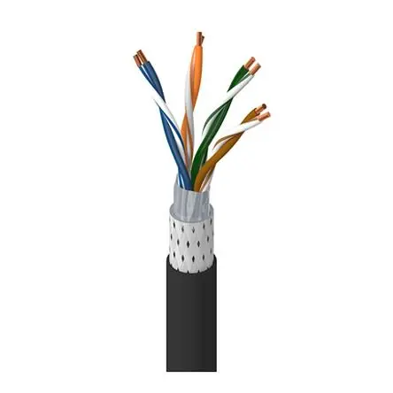 Produktfoto 1 von Belden 74001E Cat5e Ethernet-Kabel, 100 m, Schwarz Verzinnte Kupferlegierungsummantelung Geschirmt, Aussen ø 6.8 mm