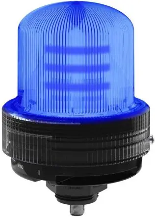Produktfoto 1 von Banner K100 LED Signalleuchte Blau 48V dc Basis, Ø 36 mm x 134.8 mm