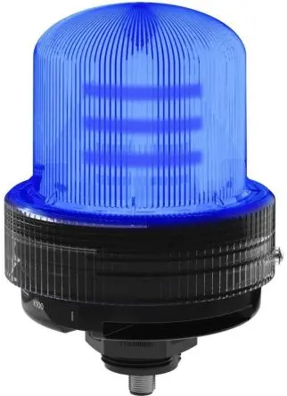 Produktfoto 1 von Banner K100 LED Signalleuchte Blau 240V ac Basis, Ø 36 mm x 134.8 mm