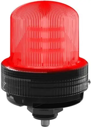 Produktfoto 1 von Banner K100 LED Signalleuchte Rot 240V ac Basis, Ø 36 mm x 134.8 mm