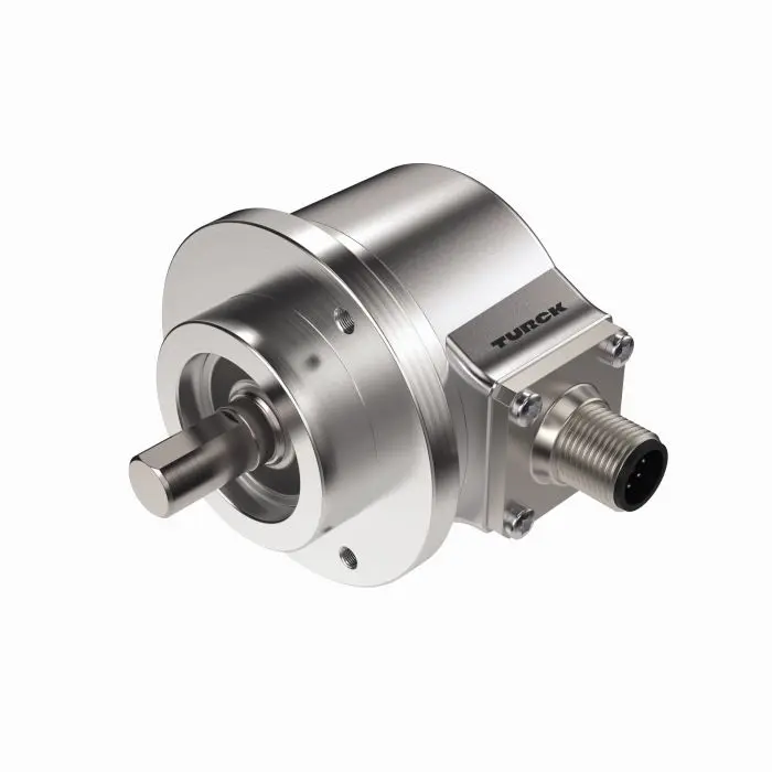 Produktfoto 1 von Turck REI-E Inkremental Drehgeber Inkremental 5000Impulse/Umdrehung/U, 4500U/min, Gegentakt Vollwelle mit Ø 10mm Schaft
