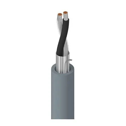 Produktfoto 1 von Belden 8760 Datenkabel, 1-paarig 0.75 mm² 152 m Ø 5.64 mm Polyvinylchlorid isoliert Chrom