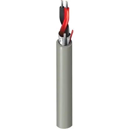 Produktfoto 1 von Belden 9501 Datenkabel, 1-paarig 0.25 mm² 152 m Ø 3.96 mm Polyvinylchlorid isoliert Silber