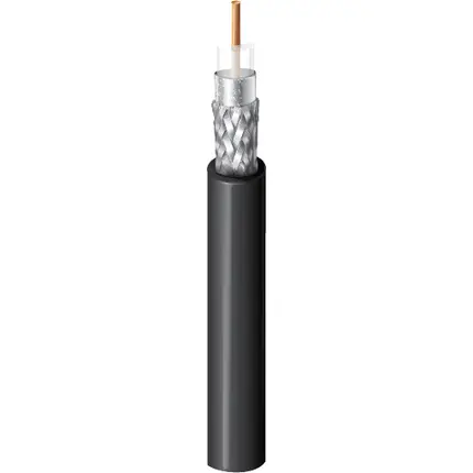 Produktfoto 1 von Belden 7805 RG174 Koaxialkabel, Verlegekabel, 50 Ω, 152 m, Aussen ø 2.79 mm Außen-ø , Schwarz