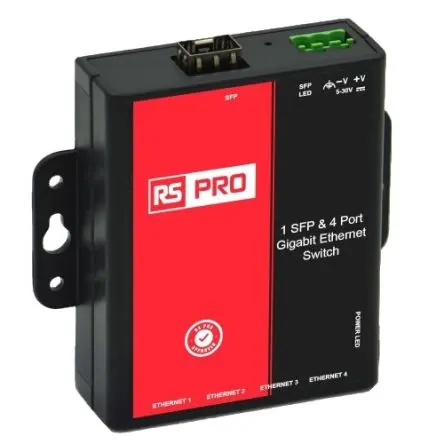 Produktfoto 1 von RS PRO RS-084 Ethernet-Switch 5-Port Unmanaged 1000Mbit/s