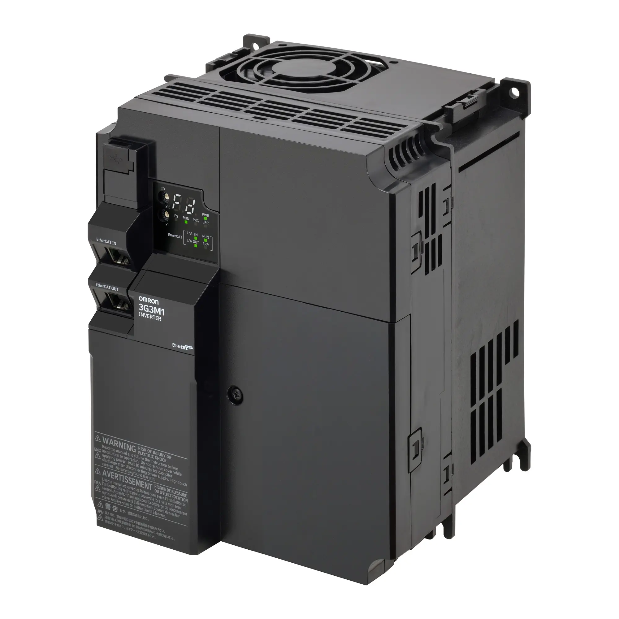 Produktfoto 1 von Omron M1 1-Phasen Antrieb mit regelbarer Drehzahl 3.7 kW 200 V ac 17.5 A 590Hz