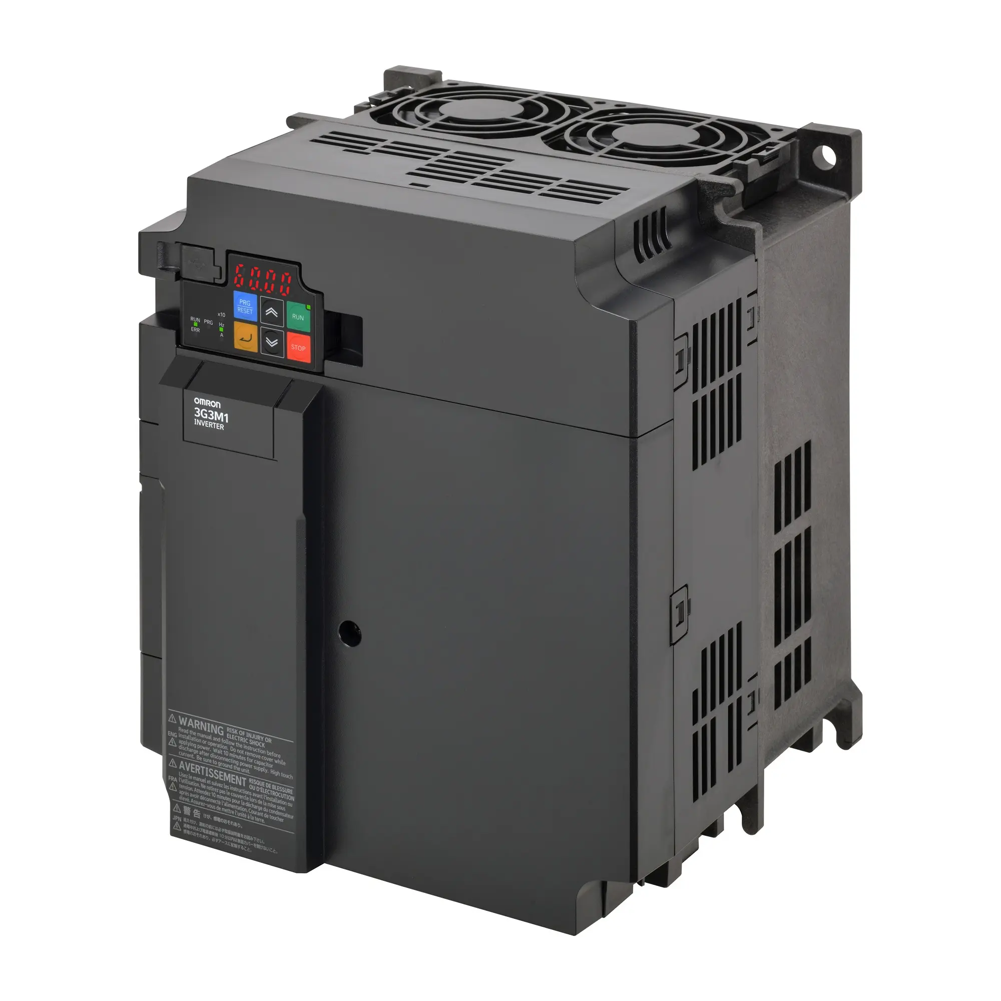 Produktfoto 1 von Omron M1 3-Phasen Antrieb mit regelbarer Drehzahl 22 kW 400 V ac 31 A 590Hz