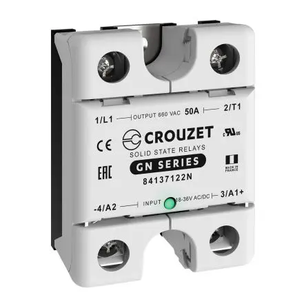 Produktfoto 1 von Crouzet GN Halbleiterausgang 660 V ac 36V ac / 50 A