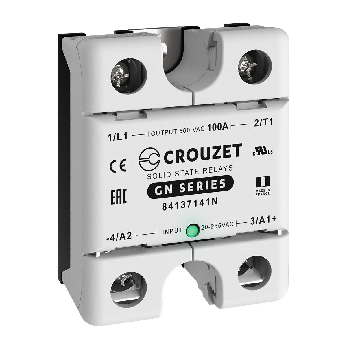 Produktfoto 1 von Crouzet GN Kühlkörper Halbleiterrelais 660 V AC / 100 A