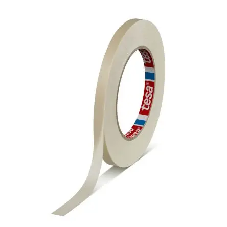 Produktfoto 1 von Tesa 04330-00006 04330 Krepppapier Abdeckband Beige, Stärke 175 μm Naturgummi-Kleber 9mm x 50 m
