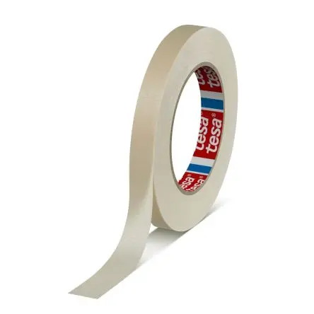 Produktfoto 1 von Tesa 04330-00011 04330 Krepppapier Abdeckband Beige, Stärke 175 μm Naturgummi-Kleber 15mm x 50 m